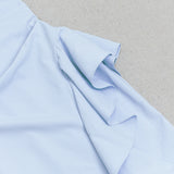 SINGLE SHOULDER SLEEVELESS IRREGULAR BAG BUTTOCK DRESS