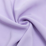 ONE SHOULDER RUFFLE TRIM DRESS IN PURPLE