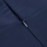 ONE SHOULDER DETAIL MIDI DRESS DARK BLUE