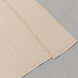 RUCHED RUFFLES SPLIT BODYCON MAXI DRESS