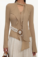 Kezia Woven Top And Skirt Set