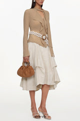 Kezia Woven Top And Skirt Set