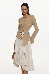 Kezia Woven Top And Skirt Set