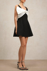Thalassa Sleeveless Bow Mini Dress