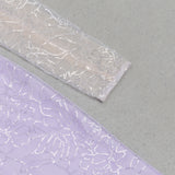 MERMAID HEM MESH INSERT DRESS