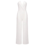 MESH PEARL JUMPSUIT TWO PIECE