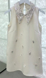 ANNOT SEQUIN COLLAR MINI DRESS