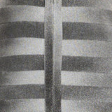 janice Grey stripes bling detail bandage maxi dress in silver