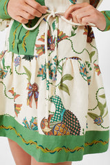 Multi Birdie Mini Dress