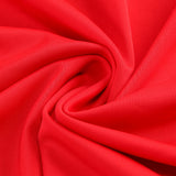 atalanta High Slit Hollowed-out Maxi Dress in red