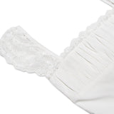 SATIN LACE MINI DRESS
