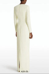 ivory mermaid gown