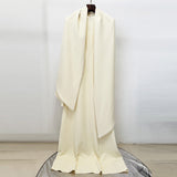 yellow scarf nail bead flared sleeve maxi dress