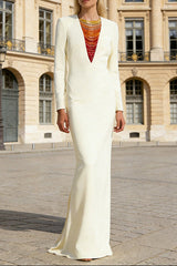ivory mermaid gown