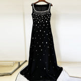 yellow beaded diamond sleeveless vest dress