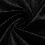 victoria Bow Cascade Velvet Maxi Dress in black