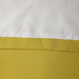 ARLENE YELLOW LONG SLEEVED CUT OUT SILK TAFFETA MIDI DRESS