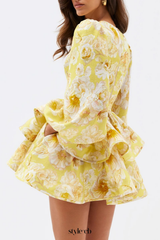 Ricardo Floral Print Mini Dress