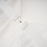 STRAPLESS BUSTIER MINI DRESS IN WHITE