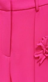 STEREO FLOWER MID-RISE JEANS IN PINK styleofcb