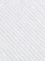 OSTRICH HAIR DECORATIVE BANDEAU MAXIC DRESS IN WHITE styleofcb