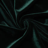 VELVET ONE-LINE SHOULDER HIGH SLIT DRESS IN DARK GREEN styleofcb