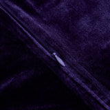 VELVET PERSPECTIVE TULLE STITCHING BAG HIP DRESS IN PURPLE styleofcb