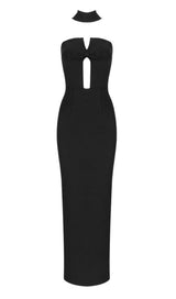 STRAPLESS MAXI DRESS IN BLACK Dresses styleofcb XS BLACK