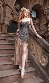 RUSSET GOTHIC LOLITA LACE BOLERO sis label