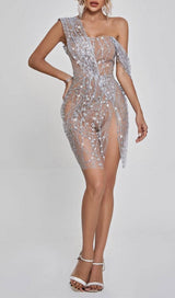 Bailee Split Sequin Mini Dress Dresses styleofcb