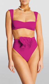 ROSE EMBELLISHED BIKINI SUIT IN PINK styleofcb