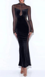 LONG SLEEVES LACE MAXI DRESS styleofcb