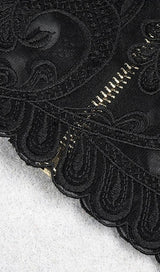 TWO-PIECE LACE BANDAGE MINI DRESS IN BLACK Dresses styleofcb