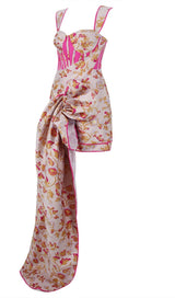 FLORAL JACQUARD MINI DRESS Dresses styleofcb
