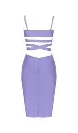 BANDAGE STRAPPY WAIST-TIGHTENING MIDI DRESS styleofcb