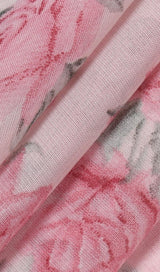 SLEEVELESS JACQUARD MINI DRESS IN PINK Dresses styleofcb