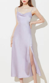 BANDAGE STRAP MIDI DRESS IN PURPLE Dresses styleofcb