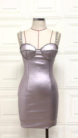 DIAMOND LASER MINI DRESS Dresses styleofcb