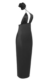 DEEP V MAXI DRESS IN BLACK Dresses styleofcb