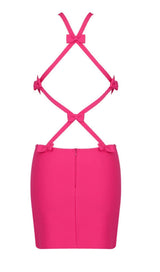 CORSET MINI DRESS IN PINK Dresses styleofcb