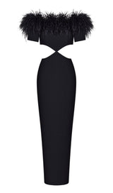 BANDAGE BACKLESS MAXI DRESS IN BLACK Dresses styleofcb