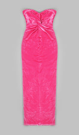 STRAPLESS MAXI DRESSES IN PINK DRESSES styleofcb