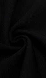 SEXY FISHTAIL SKIRT HEM BLACK VELVET SUSPENDER MIDI DRESS styleofcb