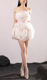 FLOWER BUD RAINBOW MINI DRESS Dresses styleofcb