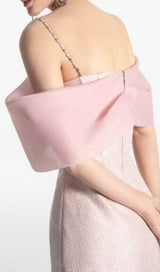 STRAP FISHBONE MINI DRESS IN PINK Dresses styleofcb