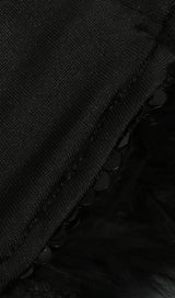 ONE SHOULDER SEQUIN MINI DRESS IN BLACK Dresses styleofcb