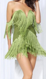 TASSEL MINI DRESS IN PINK Dresses styleofcb