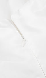 STRAPLESS BOWKNOT MINI DRESS IN WHITE Oh CICI