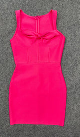 CHAIN MIDI DRESS IN PINK Dresses styleofcb