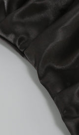 STRAPLESS BOWKNOT MINI DRESS IN BLACK Oh CICI